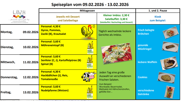 Speiseplan