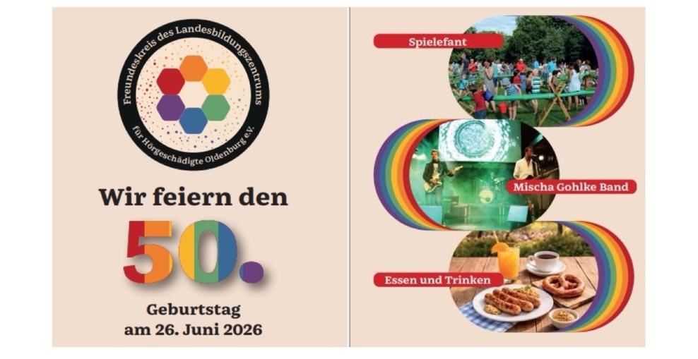 Einladung Jubiläum Förderverein Freundeskreis am 26.juni 2026